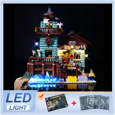 High-End Led Light Kit For Lego 21310 Old Fishing Store (Only Led Light,Without Block Model) Precisi