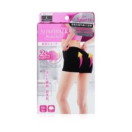 SlimWalk 運動美臀收腹平角內褲, #黑色 (尺寸:大碼) 1pair