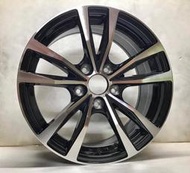 全新鋁圈 wheel NF999 16吋鋁圈 5孔100 5孔114.3 亮黑底+車面 7J ET40