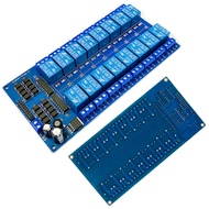 DEVMO 12V 16-Channel Relay Interface Board Module Optocoupler LED LM2576 Power Compatible with Ar-du