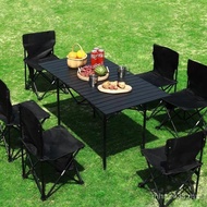 Portable Camping Foldable Folding Chair Camping Car Outdoor Picnic Table Leisure Self-driving Outdoo
