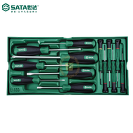 SATA - [09913] 13PCS Combination Screwdriver Tray Set