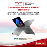 Lenovo Idea Pad Pro 5 16AKP10 83JN0018MJ Laptop| AMD AI R7 350(8C) | 24GB RAM 1TB SSD | 16" 2.8K OLE