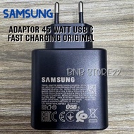 SAMSUNG 45 WATT GALAXY M56 5G ORIGINAL TYPE C FAST CHARGING ADAPTER BATOK ADAPTER CHARGER