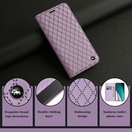 Luxury Casing For OPPO A93 A74 A54 A55 A94 A95 Reno5 Z 5G A16 A16S A54 A55 4G Magnetic Plaid Pattern