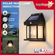 Lampu Dinding Sensor Tenaga Surya Lampu Teras Rumah Outdoor Solar Cell