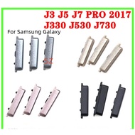 3pcs=1set For Samsung Galaxy J5 J7 Pro 2017 J530 J730 Power Button+Volume Side Button Set