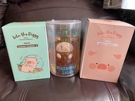 Lulu豬 菠蘿王 XL + 全套10粒不重複Lulu豬冰塊 + 大細杯
