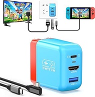 RREAKA Portable Switch Dock Charger for Nintendo Switch/OLED, Ideal Charger for Switch TV Docking St