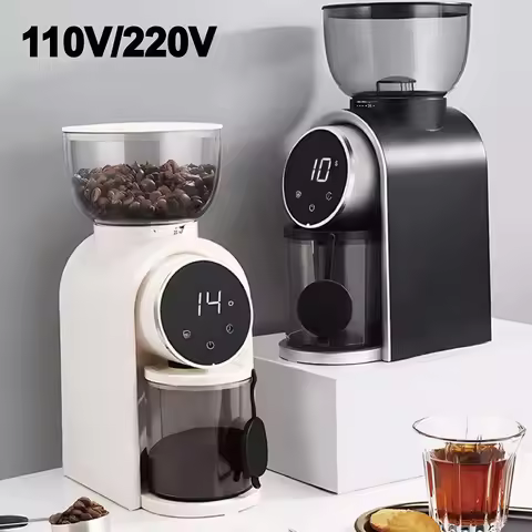 150W Electric Bean Grinder 110V/220V Commercial Coffee Bean Grinder Hand Brewed Italian Grinder Home