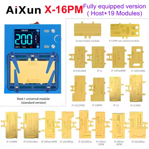 Aixun iHeater Pro Desoldering Station 4th Generation for iPhone X-17PM Android Chip Motherboard Laye