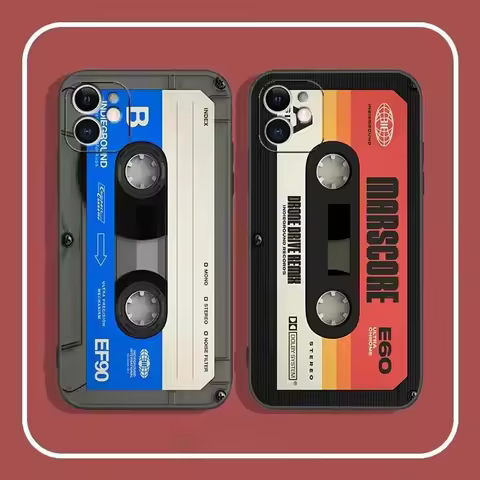 Retro Magnetic Radio Phone Case For iPhone 16 15 14 13 12 11 Pro Max Mini X XS SE 7 8 Plus 16E Shock