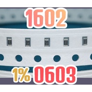 10pcs Chip resistor smd 1602 163 16K size 0603 1608 1% 16 Khom 16KOhm
