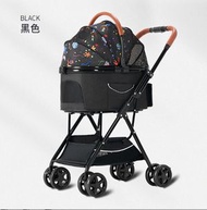 Others - BB車,寵物手推車(黑色）【可折疊-可分離】