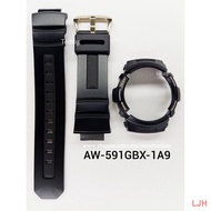 fitbit strap Aksesori ﹍CASIO G-SHOCK BAND AND BEZEL AW590 AW591 AWGM100 AWGM101 100% ORIGINAL