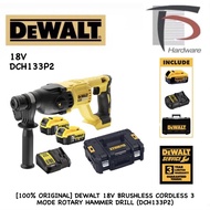 [100% ORIGINAL] DEWALT 18V BRUSHLESS CORDLESS 3 MODE SDS PLUS ROTARY HAMMER DRILL (DCH133P2)