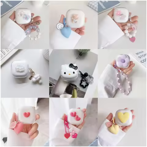 for Samsung Galaxy Buds Live 2 Pro 2 transparent earphones, suitable for Samsung Galaxy Buds FE keyc