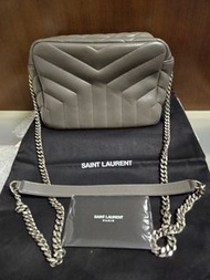 YSL Loulou 牛皮方胖子相機包