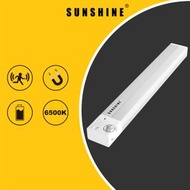 [30cm 白光6500K] LED充電式智能衣櫃感應燈 3W 附磁貼USB充電 #人體感應燈 #無線充電燈 #衣櫃燈 #廚房櫥櫃燈 #小夜燈 (LCB-E)