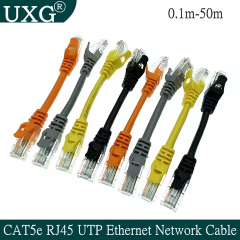 10cm 30cm 50cm CAT5e Ethernet UTP Network Male To Male Cable Gigabit Patch Cord RJ45 Twisted Pair Gi