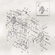ENGINE BOAT PARTS - YAMAHA 40X, E40X