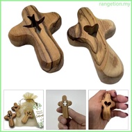 RAN Olived  Pocket Crosses Handheld Prayer Crosses for Stress Relief