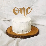 Cake Topper One Birthday 1st Birthday First Birthday Acrylic Cake Decoration NOT CUSTOM