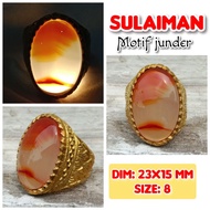 Indonesian Stone Agate Ring.28