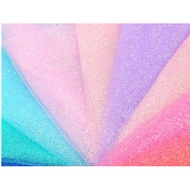 Colorful Gold Sprinkling Fabric Dress Fabric High Glitter Silver Glitter Net Yarn Stage Clothing Fab