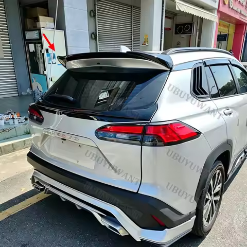 For Toyota Corolla Cross ABS Spoiler Car Tail Trunk Spoiler Rear Wing Tail Wing Decoration 2022-2024