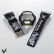 (Vcustom) G8900 CUSTOM PRINTING " ONE PIECE " BAND AND BEZEL WATCH STRAPS
