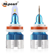 NLpearl หลอดไฟหน้า Led Mi2 8000LM H11 2x H4 H7 LED H11 H8 HB3ไฟตัดหมอกอัตโนมัติ Led 6000K สำหรับรถยนต์แบรนด์ญี่ปุ่น