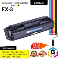 Compatible Canon FX-3 Black Toner Cartridge for FAX-L60 / FAX-L90 / FAX-L200 / FAX-L220 / FAX-L240 /