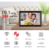 KAYU Wooden video Photo Frame WiFi Smart Frame digital touch screen iOs android 10.1 inch 32Gb