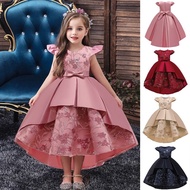 🔥 OFFER 🔥 Gaun Budak Perempuan Kembang 2021 Formal Evening Dress Girl Kids Dresses For Girls Children Clothing Baju Raya