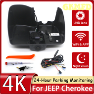 กล้องติดรถยนต์รถด้านหน้าและด้านหลัง GKMFD 2160P ของแท้สำหรับ JEEP Cherokee Deluxe สำหรับ Jeep Grand Cherokee Overland 2019 NDJHN