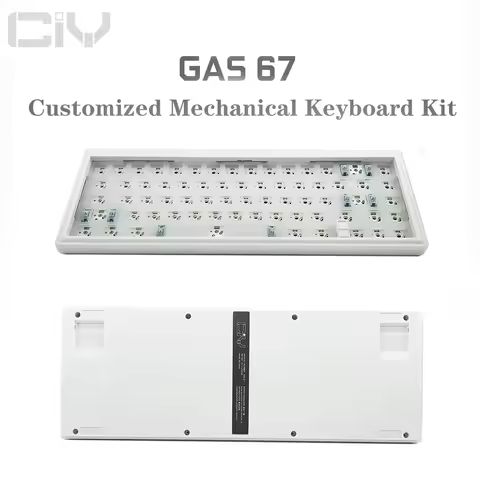 ZUOYA GAS67 Hot Swap RGB Gaming Mechanical Keyboard Kit wiredSupport DIY Gasket Structure customized