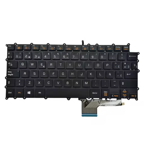 14Z90N New Laptop Backlit Spain Spanish Keyboard For LG Gram13Z980 14Z980 14Z980C 14Z90N 14Z990 Orig