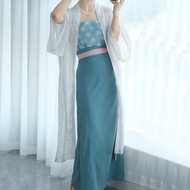 Zinan Kee Taoxi Song-Inspired Hanfu Skirt - Women's Lightweight Spring & Summer Wear