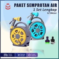 SEPAKET SEMPROTAN SELANG AIR JET SPRAY TAMAN KEBUN ALAT CUCI KENDARAAN MOTOR MOBIL COD