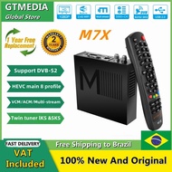 GTMEDIA M7X DVB-S2 Sks/iks/cs/M3U Vcm/acm ตัวรับทีวี Tuner Lks &amp; SKS,Realase 70.0 ° W Lyngsat กับ Brasil CH SKS ฟรีสำหรับชีวิต