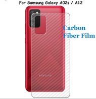 GarSkin Carbon 3D Samsung A15 A25 M15 5G AO2S A12 Back Transparent SkinScreen Protector
