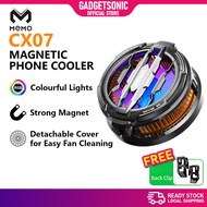 Penyejuk Telefon Magnetik MEMO CX07 Magnetic Phone Cooler Gaming RGB Light Fast Cooling Quiet Fan