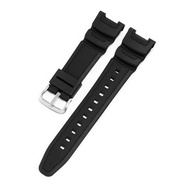 手表带 Original Genuine CASIO Casio Electronic Watch SGW-100 Series Silicone Watch With Notch Rubber Waterproof Bracelet
