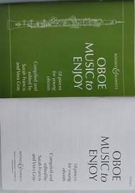 雙簧管 書Oboe Music to Enjoy-18 pieces for young oboists