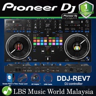 Pioneer DJ DDJ-Rev7 2 Deck DJ Serato DJ Controller - Black (DDJRev7 DDJ Rev7)