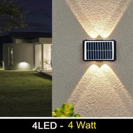 Lampu Dinding Tenaga Surya / Lampu Hias LED Outdoor Solar Cell 2 Mode