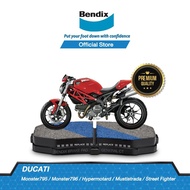 Bendix ผ้าเบรกมอเตอร์ไซค์ DUCATI Monster795796 / Hypermotard / Mustistrada / Street Fighter ดิสเบรคห