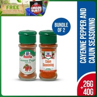 Mccormick Red Cayenne Pepper 26G + Cajun Seasoning 40G | Bundle Of 2