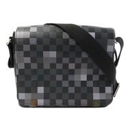 LOUIS VUITTON Damier Graphite Pixel District PM肩背袋